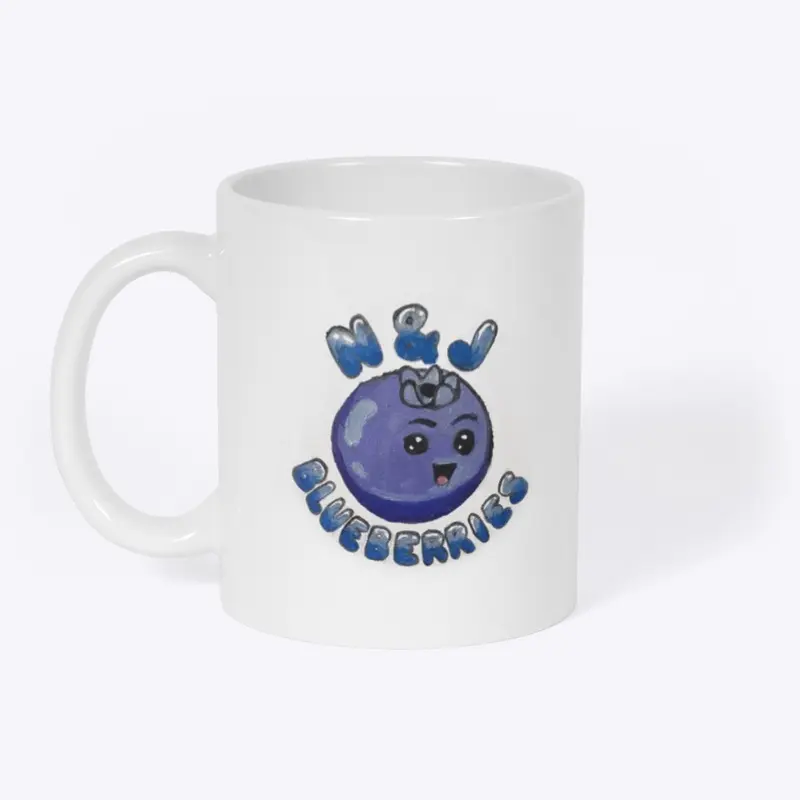 N and J Blueberries mug